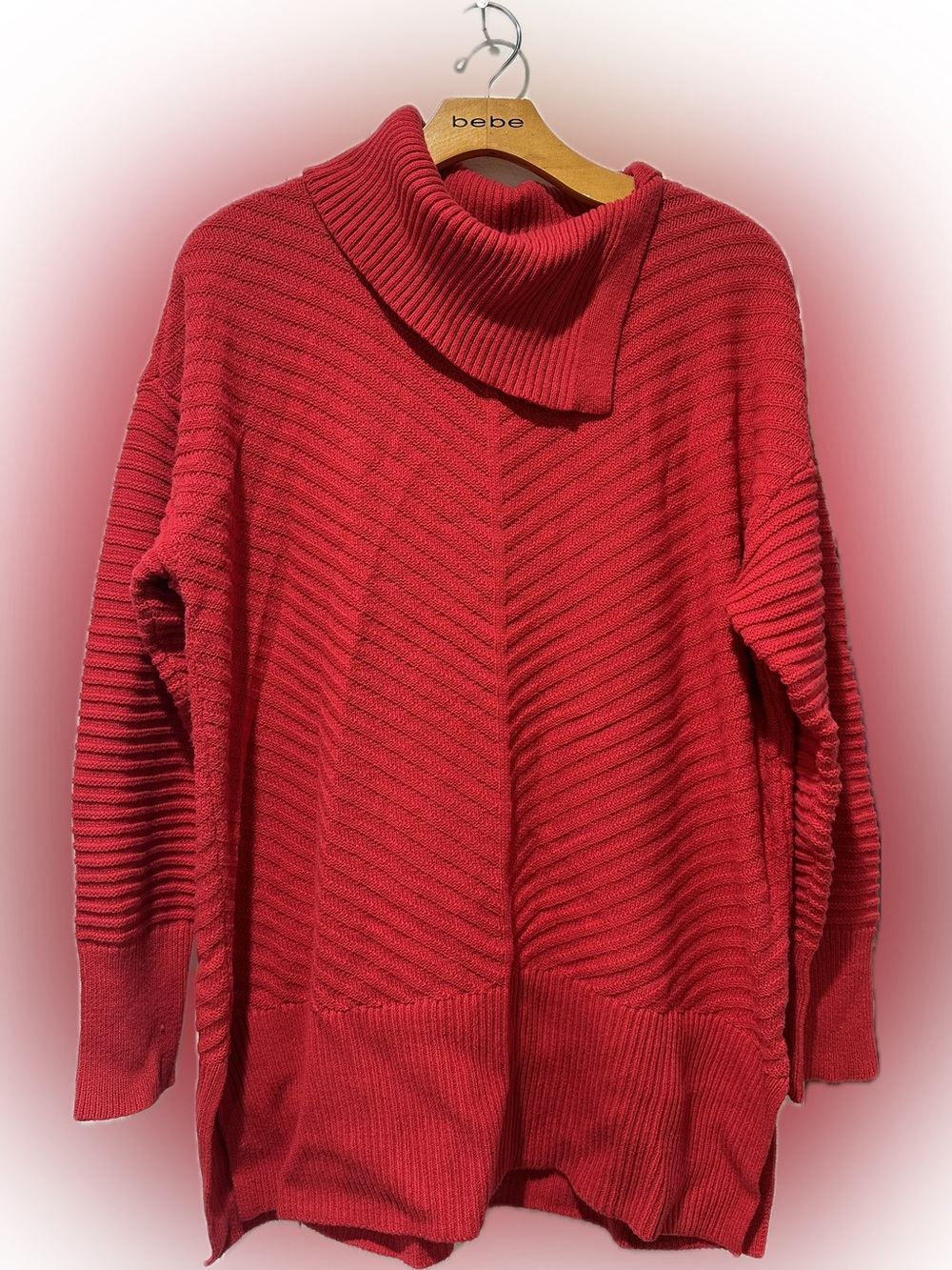 Style & Co. Large Red Knit Sweater